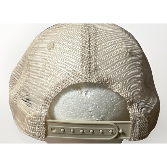 Marthas Vineyard Comfort Colors Trucker Hat Cap Mesh Back Blue Beige Embroidered - Picture 4 of 8